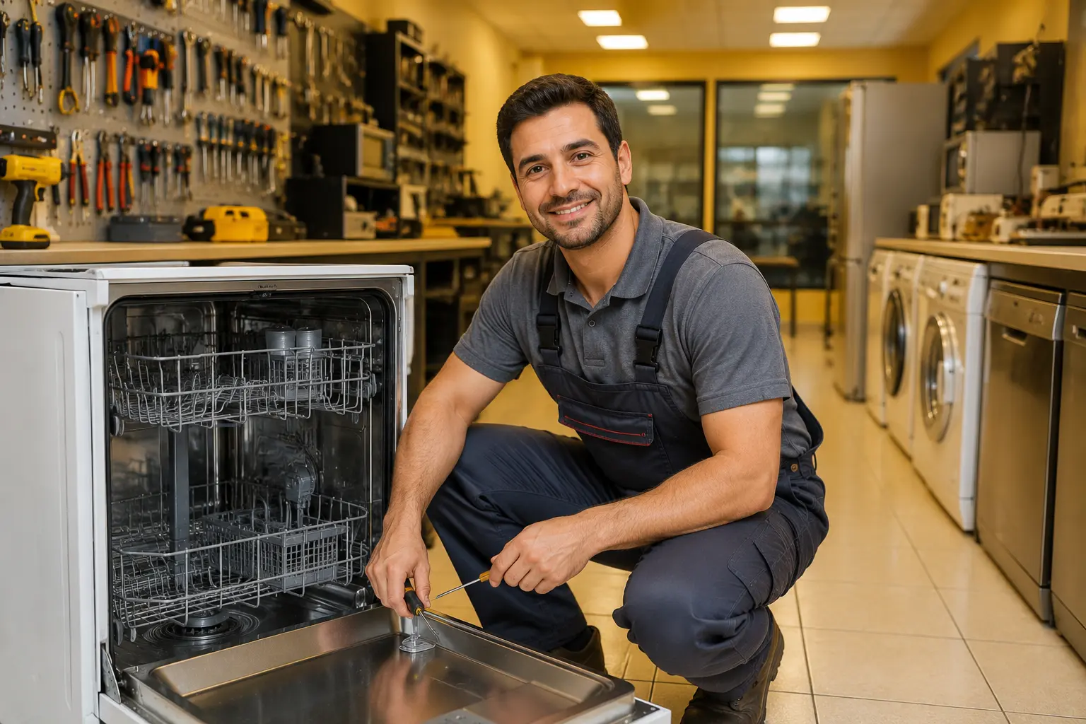 Menderes Bosch bulaşık makinesi tamiri ustası Ercan Usta — Dereköy Mahallesi ve Ata Mahallesi bulaşık makinesi uzmanı